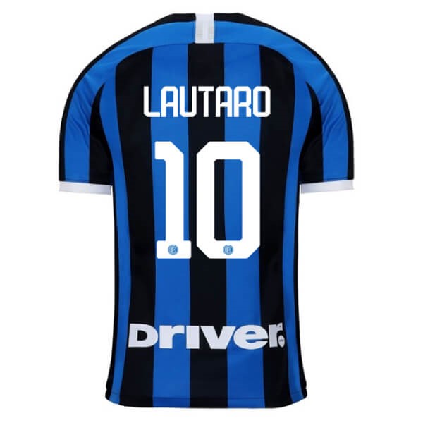 Trikot Inter Milan NO.10 Lautaro Heim 2019-20 Blau Fussballtrikots Günstig